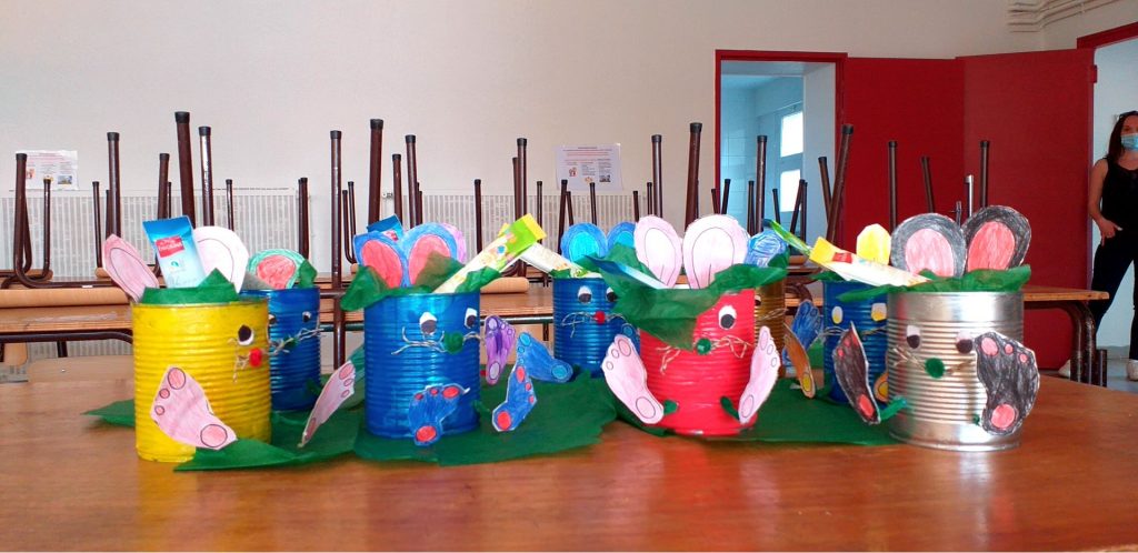 réalisations de l'atelier de pâques